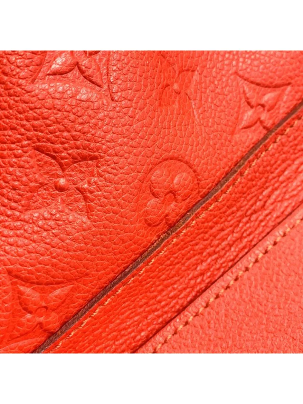 Louis Vuitton Citadines PM Monogram Empreinte Orian Leather Red Shoulder Bag